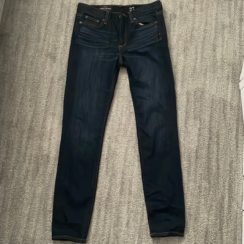 J. Crew NWT midrise toothpick jeans Size 27